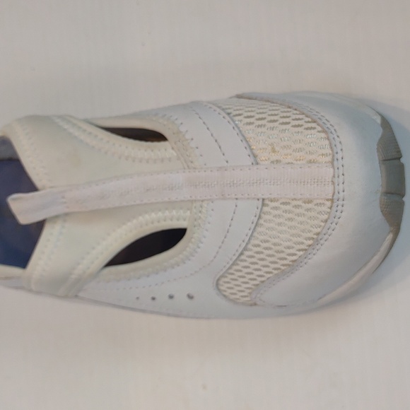 Easy Spirit Allintoits White Leather Slingback Athleisure Remove Insole Sneakers - Picture 12 of 13